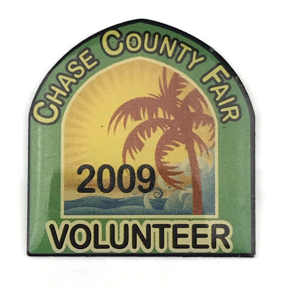 Chase County Fair 2009 Volunteer Pin - Picture 2 of 4